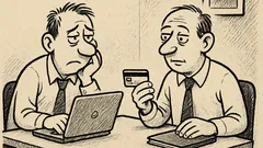 Anekdote: Divi kolēģi divas nedēļas pirms algas...