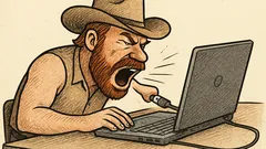 Joks: Runājot caur Skype, Čaks Noriss