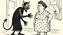 Joks: Velns saka sievietei: es nāku