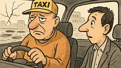 Joks: Taksists Rīgā sūdzas pasažierim