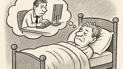 Joks: Visu nakti sapņoju, ka esmu darbā...