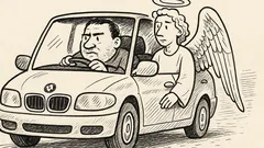 Joks: Sargeņģelīt, iedevi man bemvē…