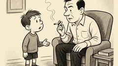 Joks: Puisītis atnāk pie tēta ar jautājumiem