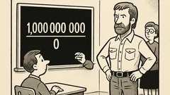 Joks: Iespējamība, ka Čaks Noriss kļūdīsies...