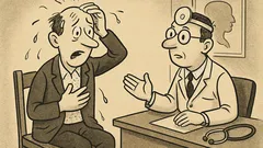 Joks: Dakter, paskatieties, man krīt ārā mati