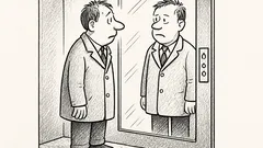 Joks: Manuprāt spoguļi liftos ir ierīkoti