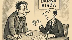 Anekdote: Darba biržā vīrietis saka...