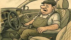 Joks: Traktorists Pēteris pirmoreiz iesēžas bentlijā