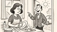 Joks: Mīļā, paskaties, kāds skaists laiks!