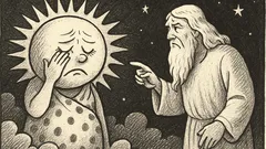 Joks: Dievs saka: “Lai top gaisma!”