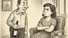 Joks: Dārgā, es esmu nolēmis atmest dzeršanu