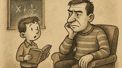 Joks: Dēls jautā tēvam par matemātiku