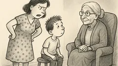 Joks: Māte saka dēlam par sirmiem matiem