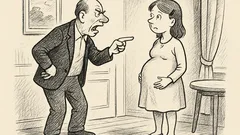 Joks: “Vai tiešām tu esi stāvoklī?”