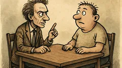 Anekdote: Ģēnijs un idiots sēž kopā…