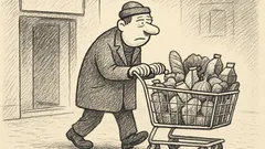 Joks: Jau trešo reizi šonedēļ dodos iepirkties