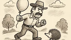 Joks: Čaks Noriss ar piepūstu balonu