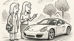 Joks: Divas blondīnes un Porsche 0–100