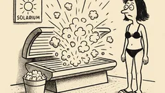 Joks: Solārijā uzsprāga kāda jauna sieviete...