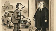 Joks: Zariņu apsūdz par Mercedes zādzību...