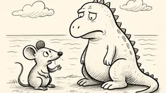 Joks: Pirms plūdiem pele prasa dinozauram