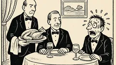 Joks: Ienāk viesis, bāls kā spoks...