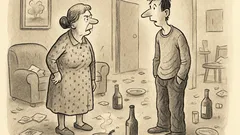 Joks: Dēliņ, kāpēc dzīvoklī tāda nekārtība?