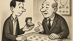 Joks: Jauns vīrietis pērk saderināšanās gredzenu