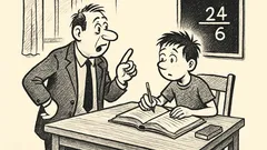 Anekdots: Dēls saka tēvam par matemātiku