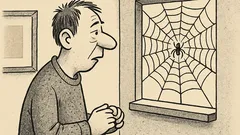 Joks: Pašizolācijas piektā diena. Aprunājos ar zirnekli.