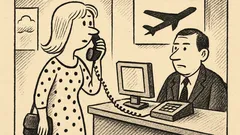 Joks: Blondīne zvana uz lidostu un…