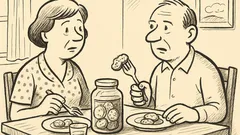 Joks: Mīļā, šie kabači tiešām garšīgi…