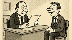 Joks: Darba intervijā CV un ātrā atbilde