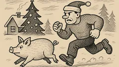 Anekdote: Kāpēc olteņi dzenas pakaļ cūkai?