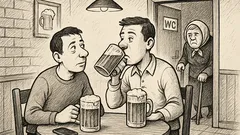 Anekdote: Jānis ar Vasili satiekas krogā…