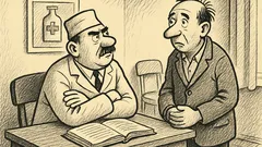 Joks: redziet, dakter, mēs neesam tik turīgi