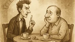 Joks: Ģēnijs un muļķis satiekas derībās