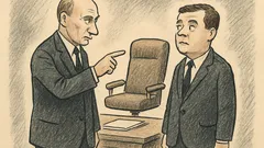 Joks: Putins saka, ka jāatlaiž Medvedevs, bet neprecizē