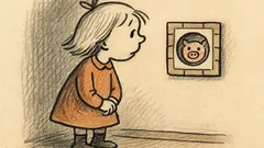 Joks: Mazā Ilzīte skatās uz rozeti...