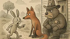 Joks: Zaķītis iet pa ceļu, ierauga lapsu