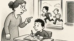 Joks: Skolotāja saka: Bulīt, locī “iet”!