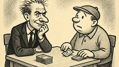 Joks: Lepns ģēnijs sader ar muļķīti