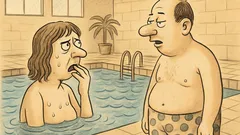 Anekdots: Mīļais, es noriju baseina ūdeni…