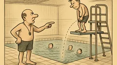 Joks: Kungs, ja vēlreiz čurāsiet baseinā…