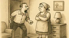 Joks: Pēc darba vīrs ieskrien mājās kliedzot