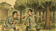 Anekdots: Divi trakie izbēg no trakonama