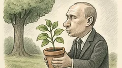 Joks: Vladimirs Putins ieelpo ogļskābo gāzi