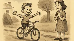 Joks: Brauc puisītis ar divriteni un sauc