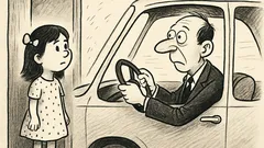 Anekdote: Meita jautā tēvam par braukšanu