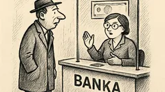 Anekdots: Uz banku atnāk klients…
